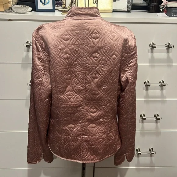 Banana Republic Pink Blazer with Quilted Texture, size M - Picture 4 of 11